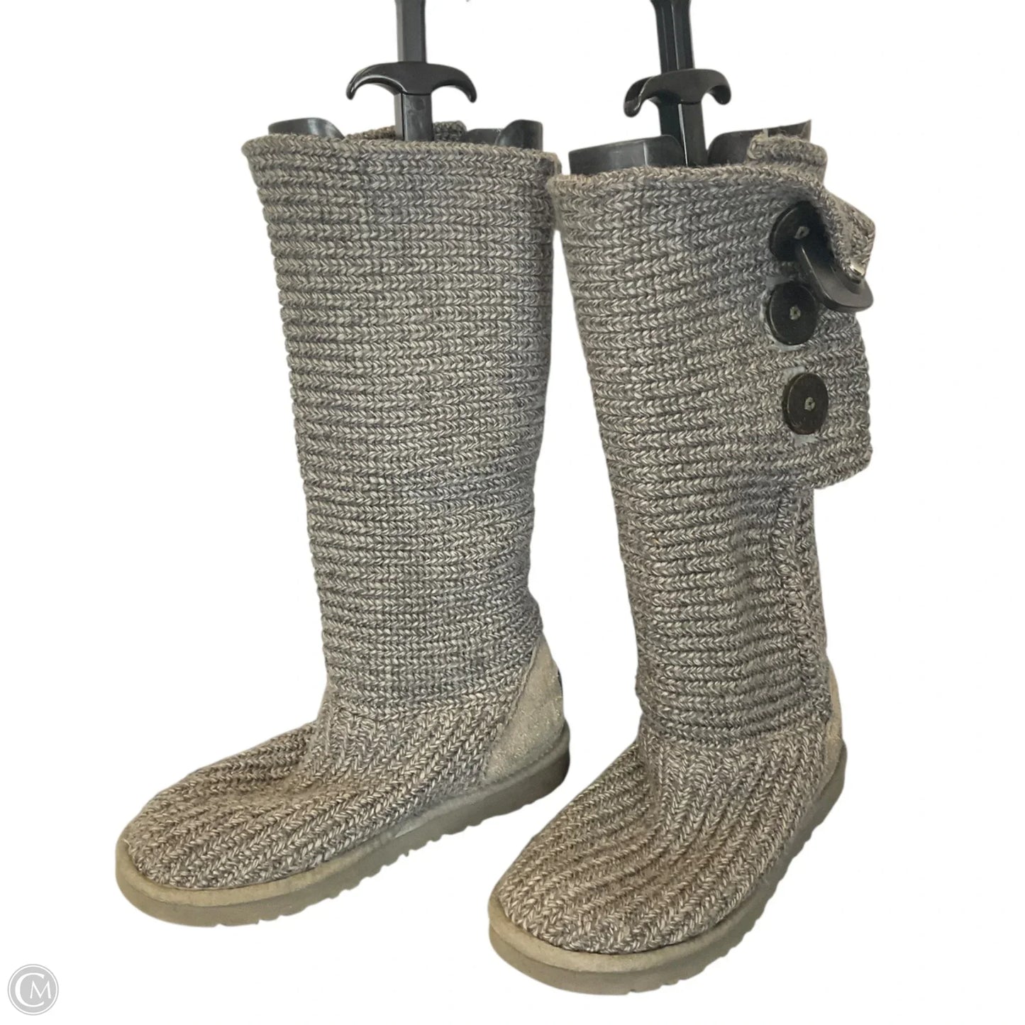 Boots Designer By Ugg In Grey, Size: 7