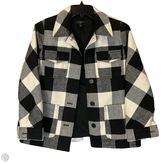 Jacket Other By Talbots In Black & White, Size: S PETITE