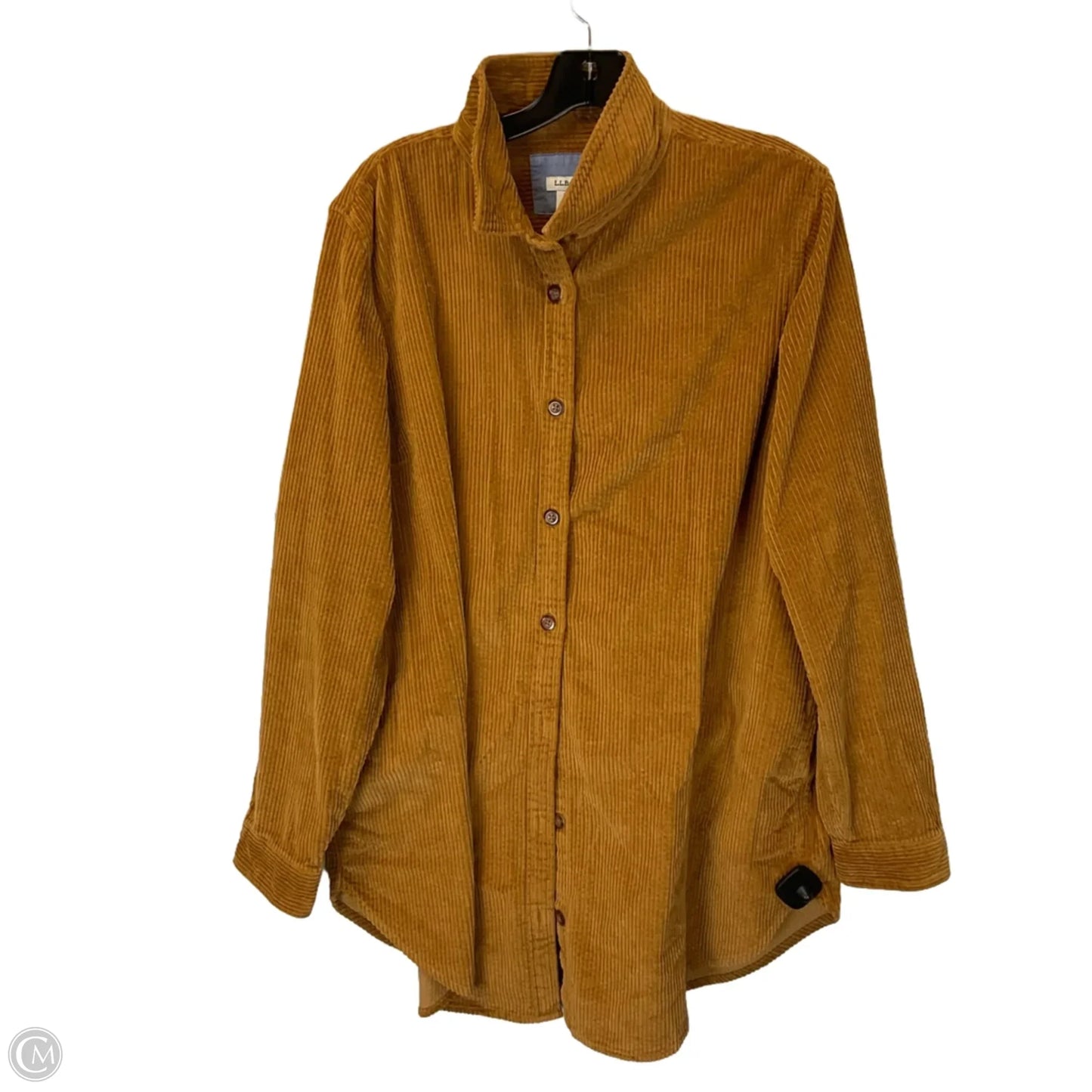JACKET SHIRT By L.l. Bean In Brown, Size: Xl