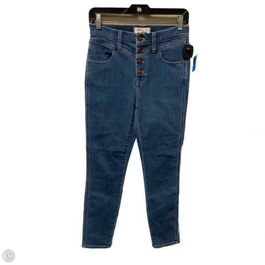 Jeans Skinny By Madewell In Blue Denim, Size: 2