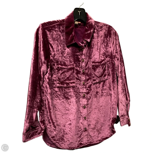 Top Long Sleeve By Pilcro In Pink, Size: Xxs