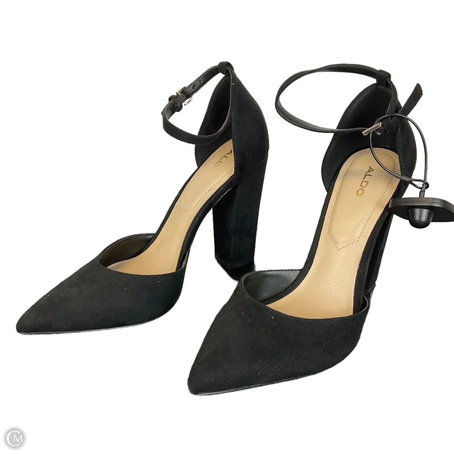 Shoes Heels Block By Aldo In Black, Size: 8