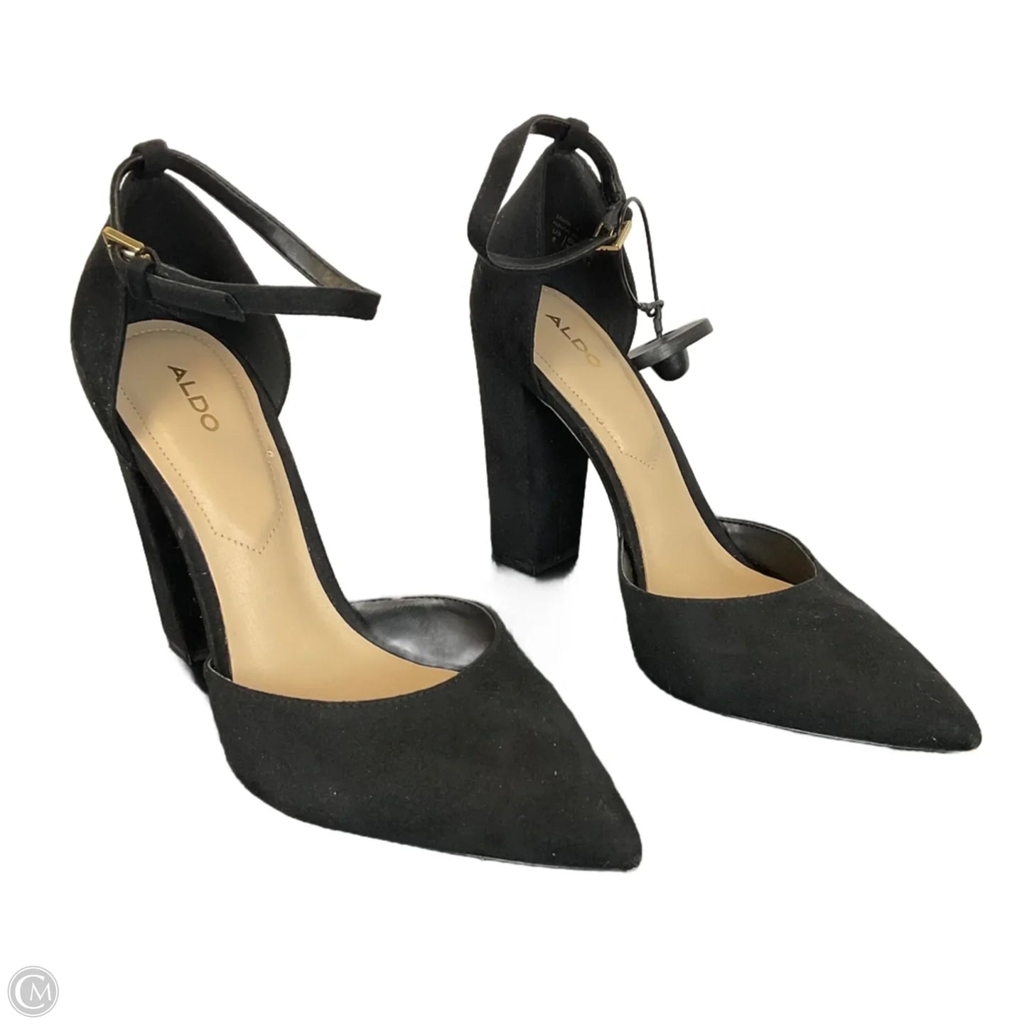 Shoes Heels Block By Aldo In Black, Size: 8