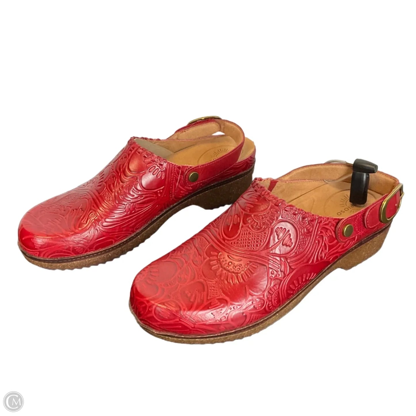 Shoes Heels Block By Cmc In Red, Size: 10