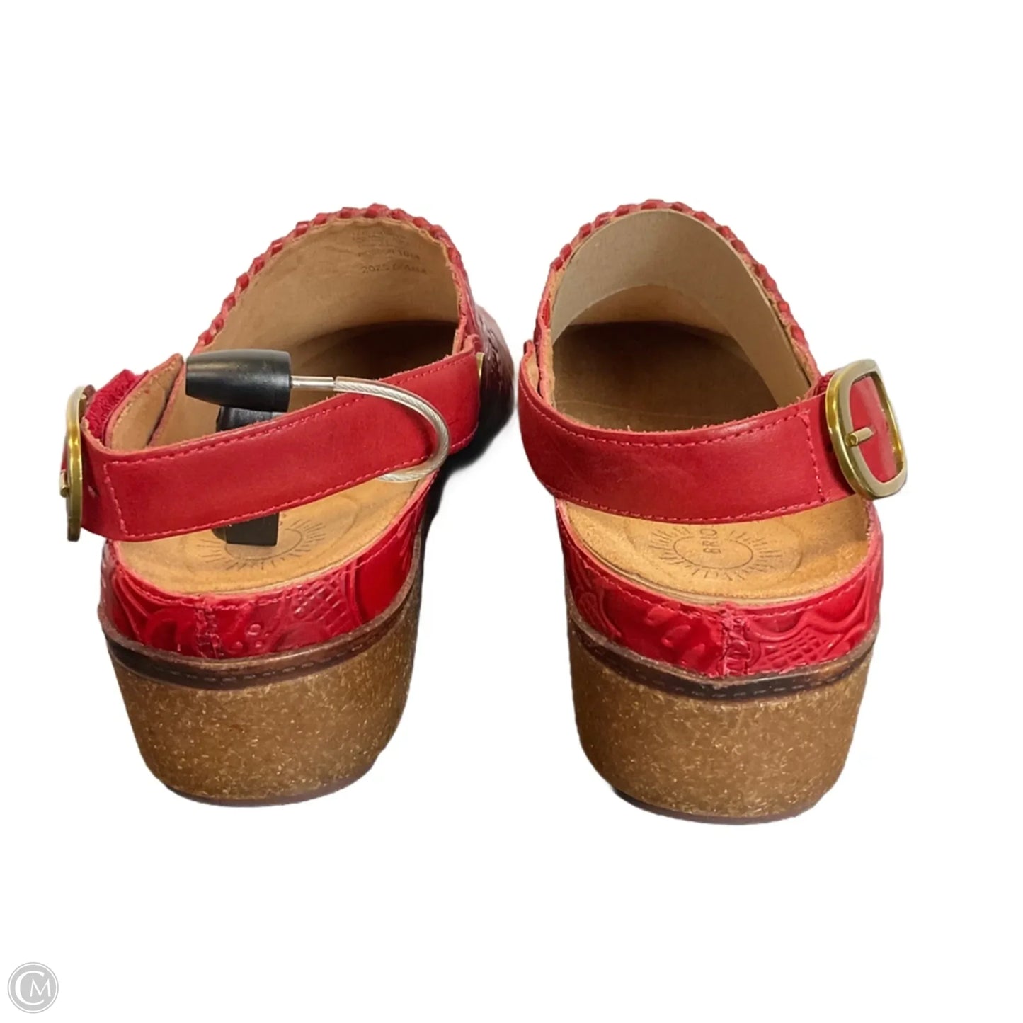 Shoes Heels Block By Cmc In Red, Size: 10