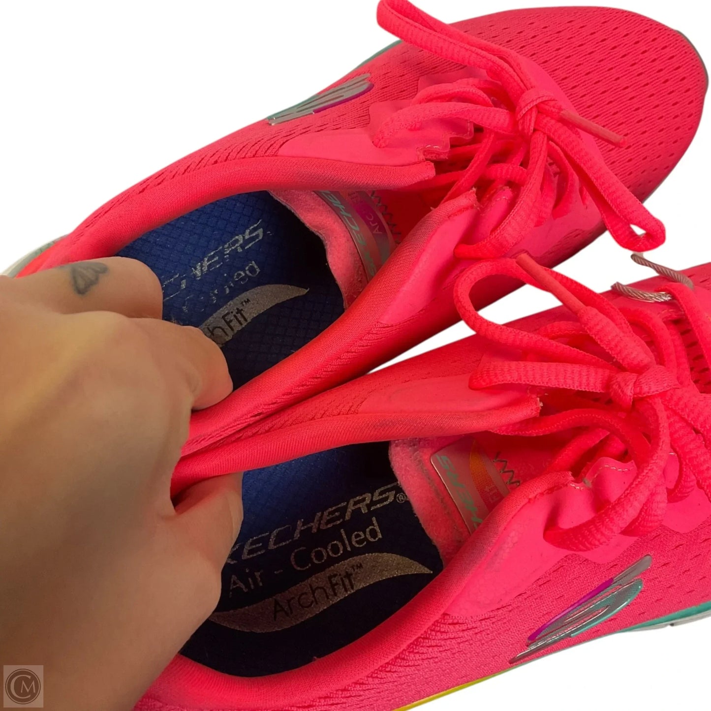 Shoes Athletic By Skechers In Pink, Size: 8.5