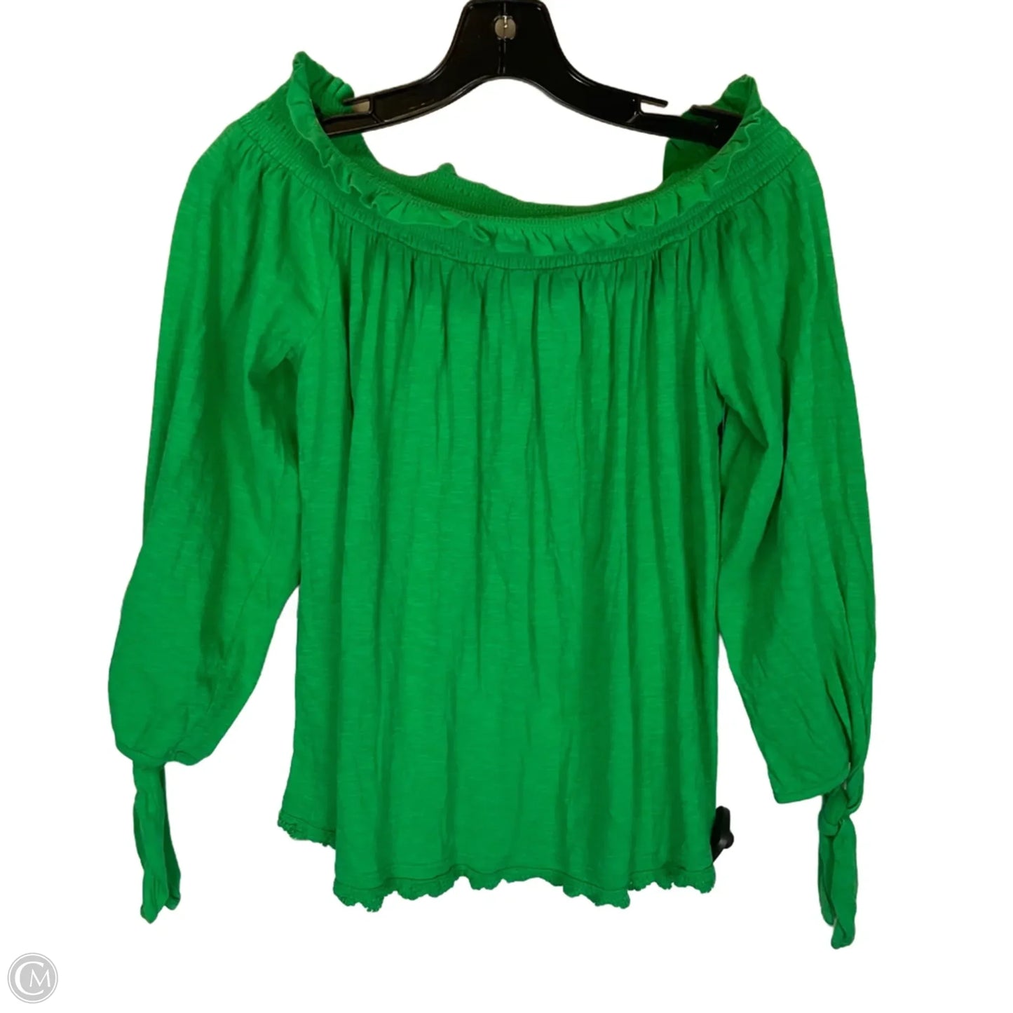 Top 3/4 Sleeve By Crown And Ivy In Green, Size: S