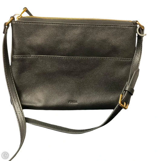 Crossbody Leather By Fossil, Size: Small
