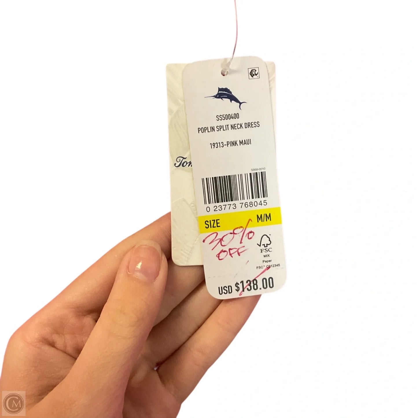 Dress Casual Short By Tommy Bahama In Pink, Size: M