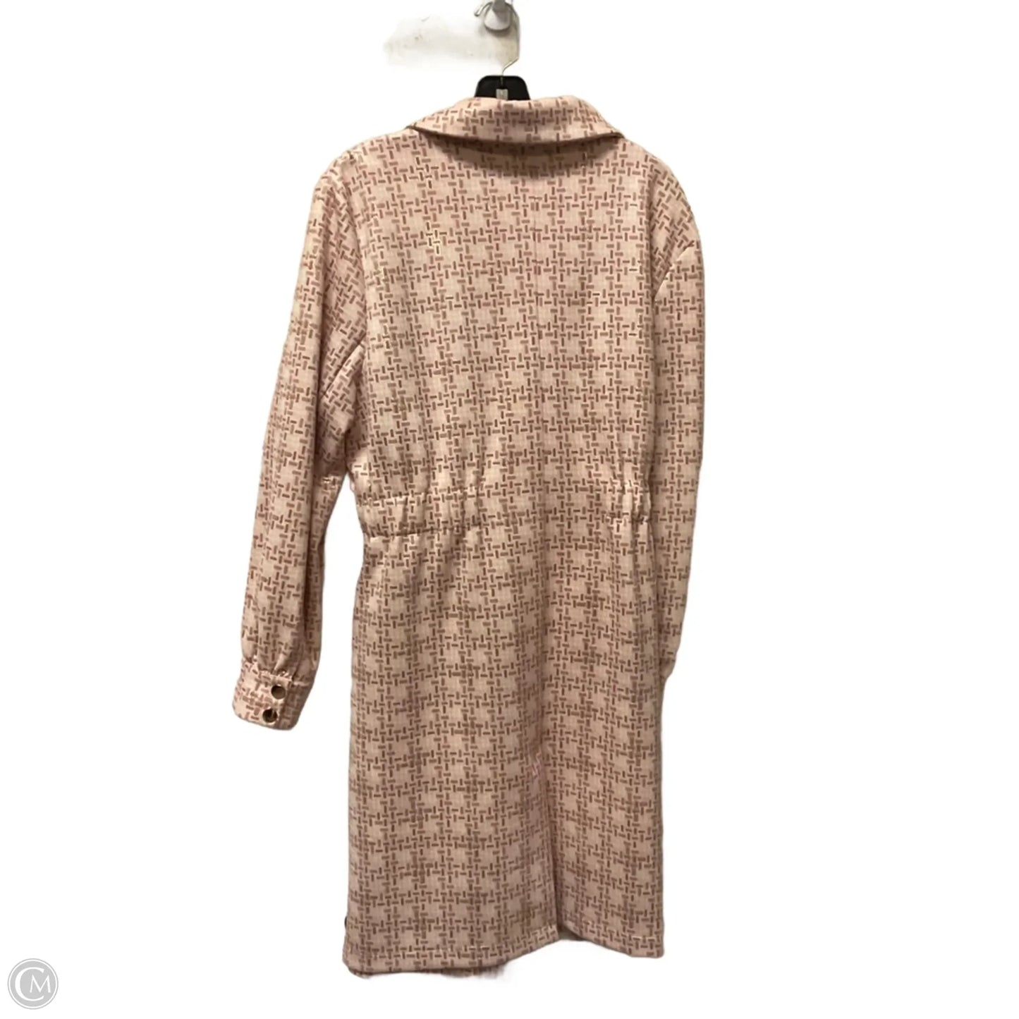 Coat Trench Coat By Alice Blue In Pink, Size: Xl