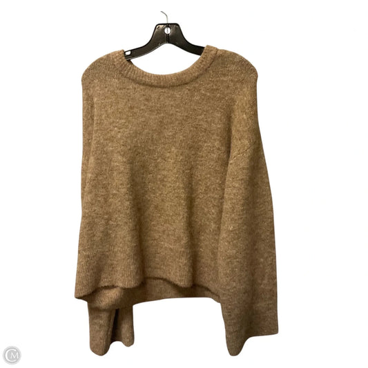 Sweater By Calvin Klein In Tan, Size: L