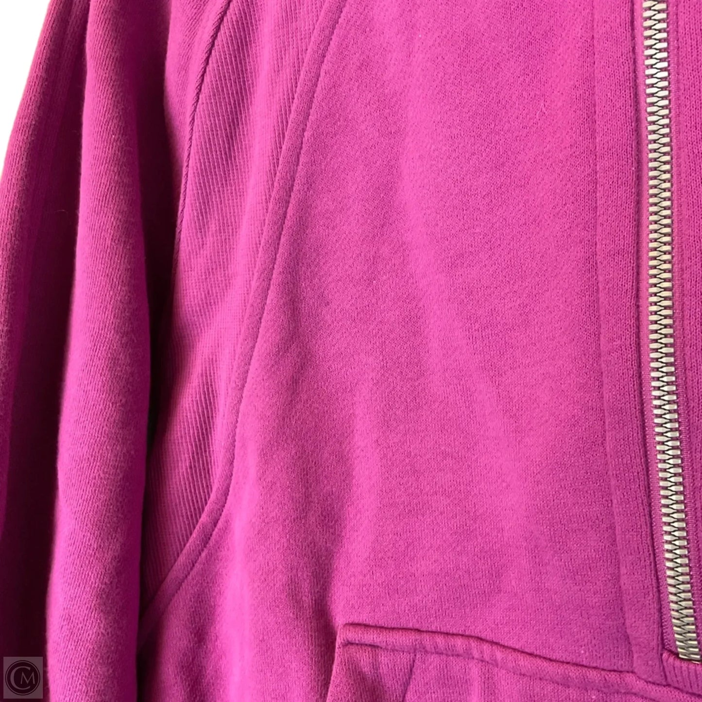 Athletic Sweatshirt Hoodie By Lululemon In Pink, Size: M/L
