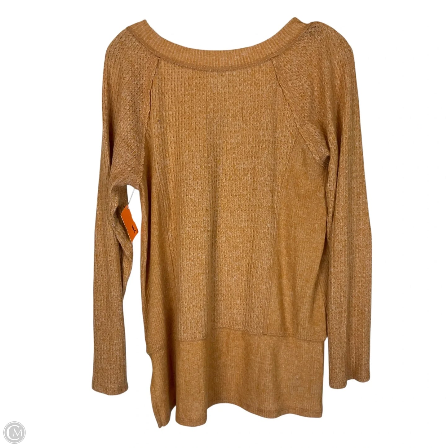 Top Long Sleeve By Eri + Ali In Yellow, Size: S