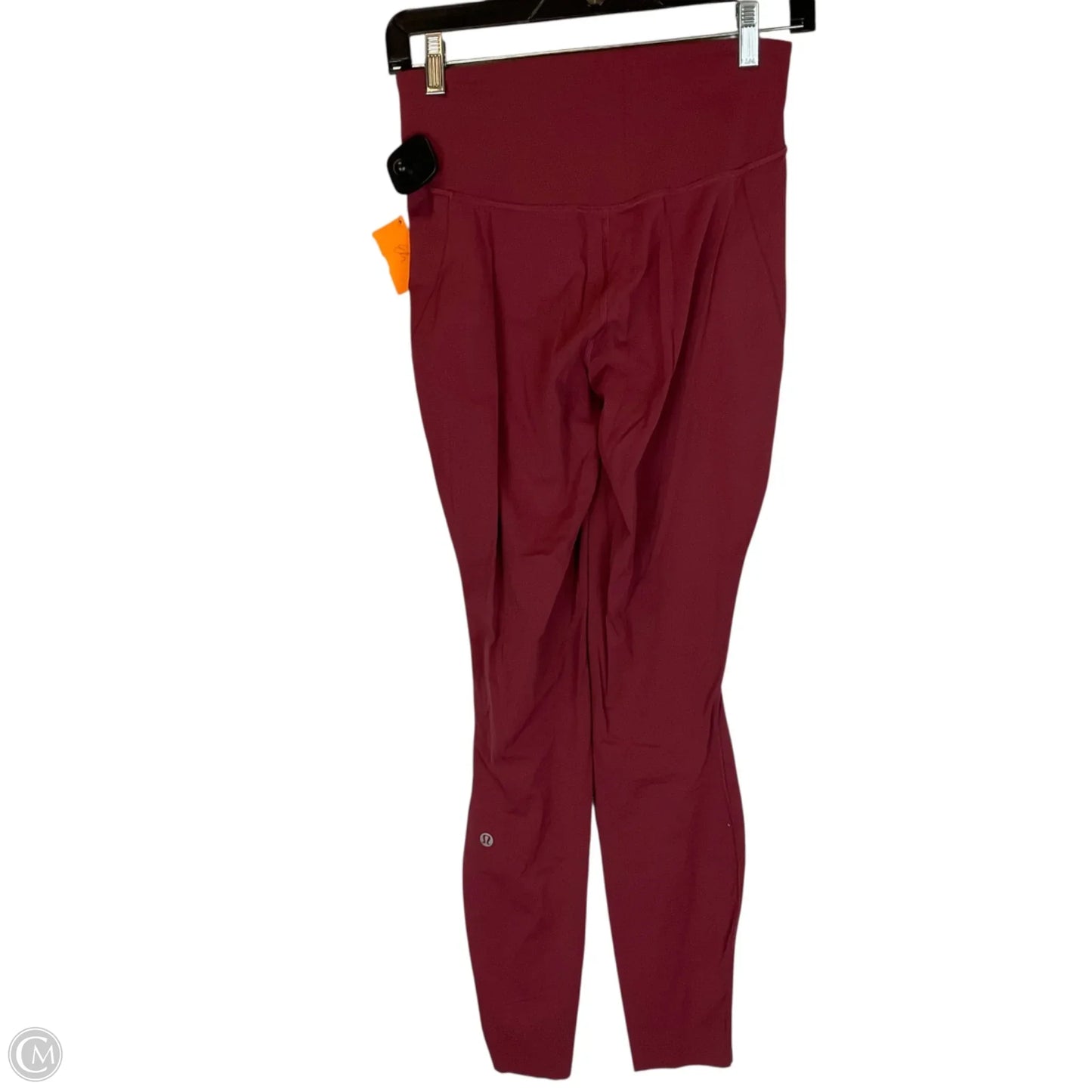 Athletic Leggings By Lululemon In Red, Size: 6