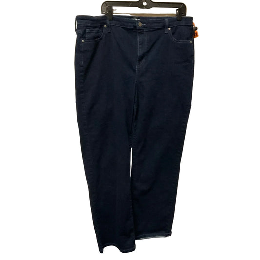 Jeans Straight By Buffalo David Bitton In Blue Denim, Size: 16