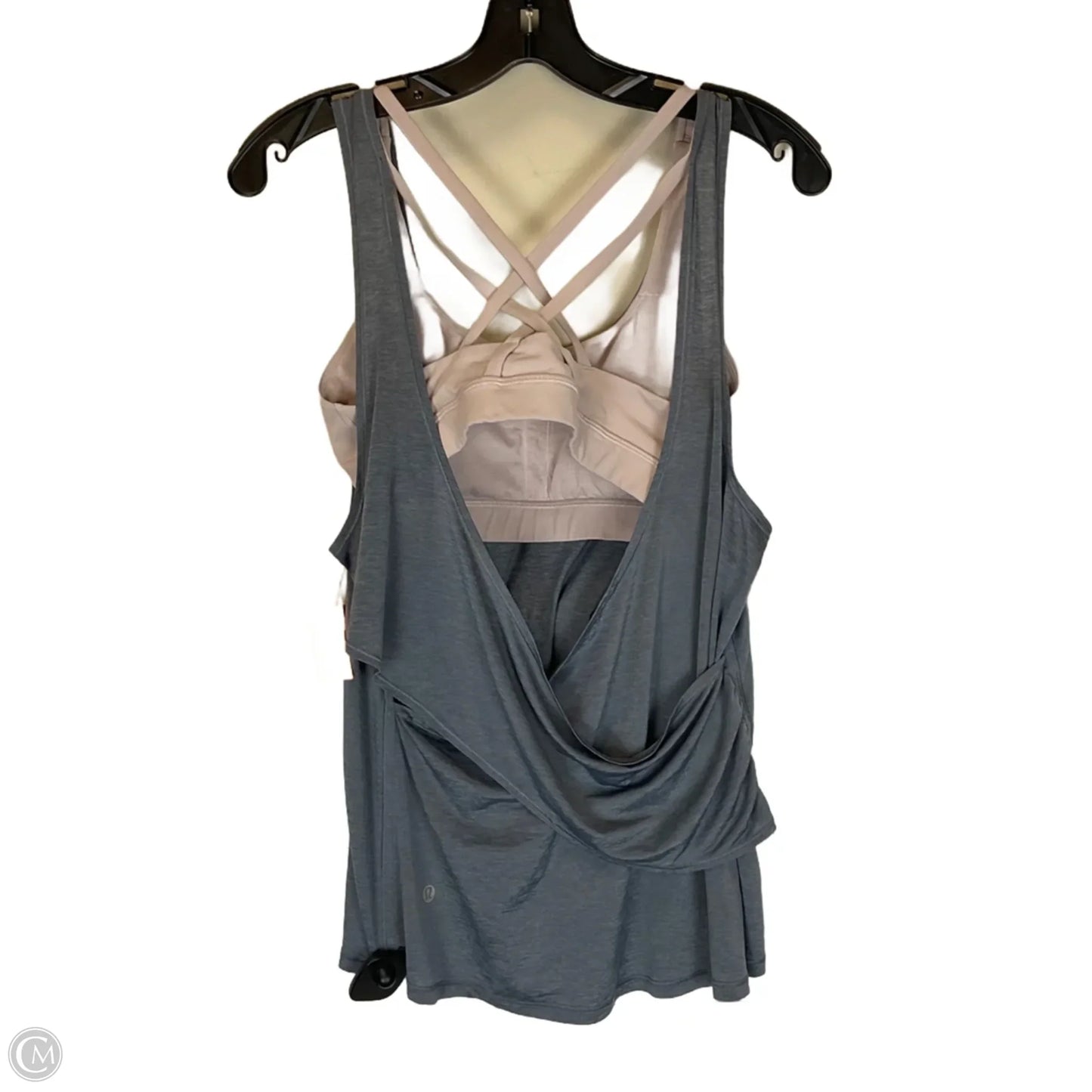 Athletic Tank Top By Lululemon In Grey, Size: 6