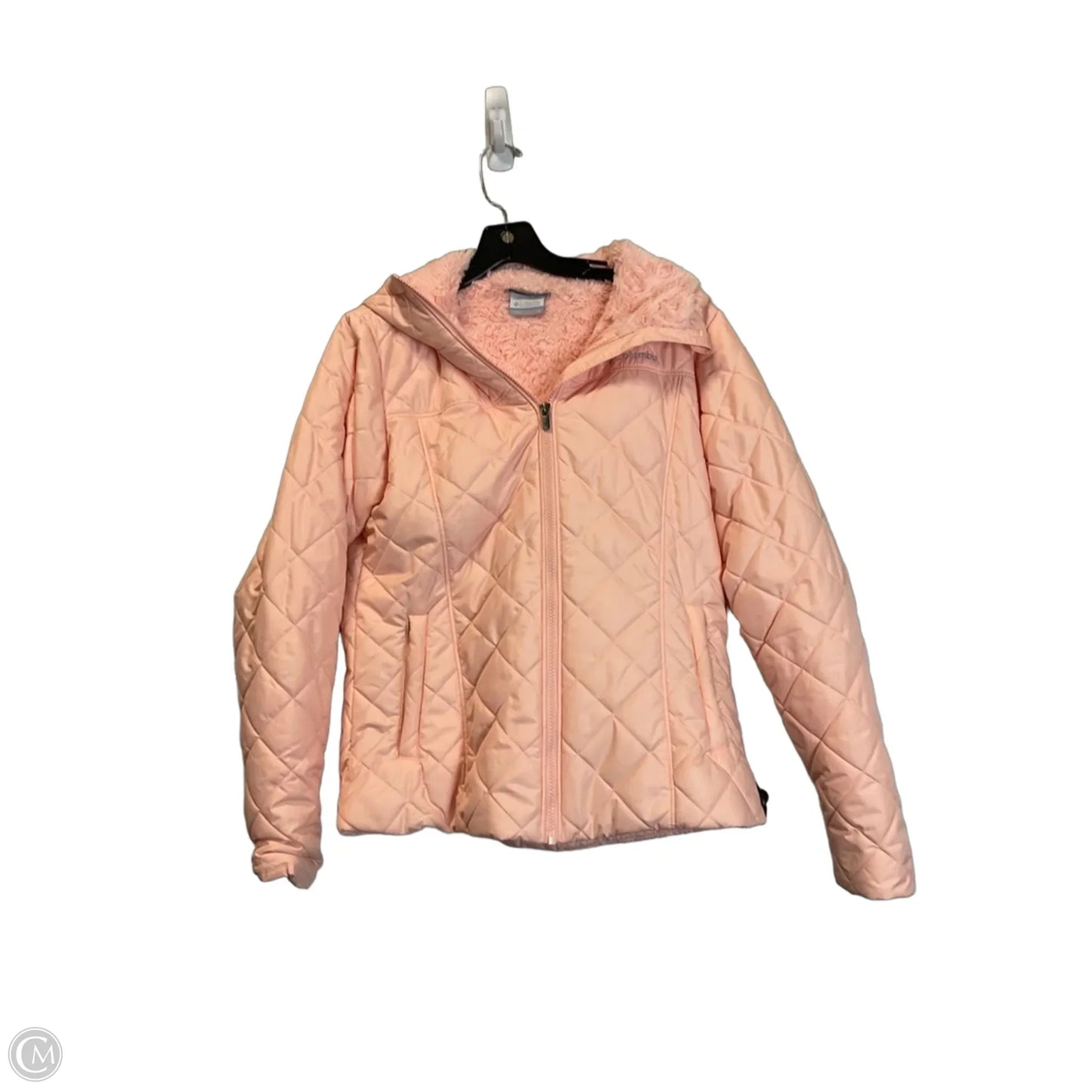 Jacket Puffer & Quilted By Columbia In Peach, Size: M