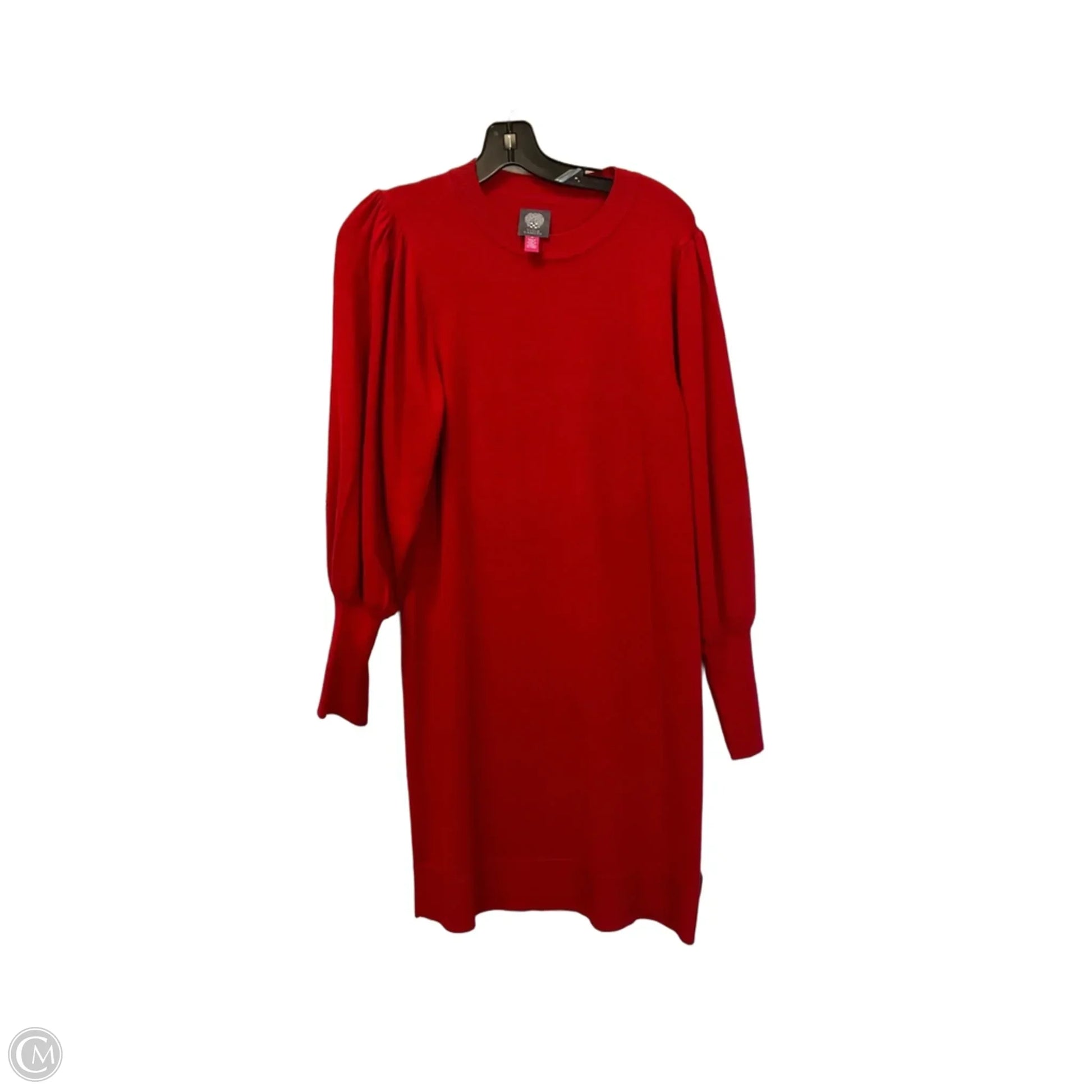 vince camuto red dress Vince Camuto Women's V-Neck Sleeveless Printed Maxi Dress - Lobster Red