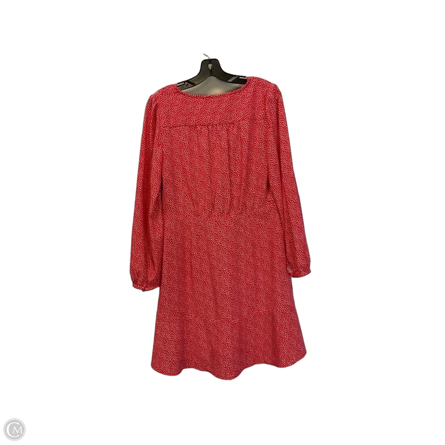 Dress Casual Short By Loft In Red & White, Size: 8