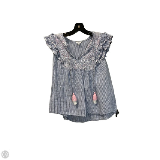 Top Sleeveless By Crown And Ivy In Striped Pattern, Size: S