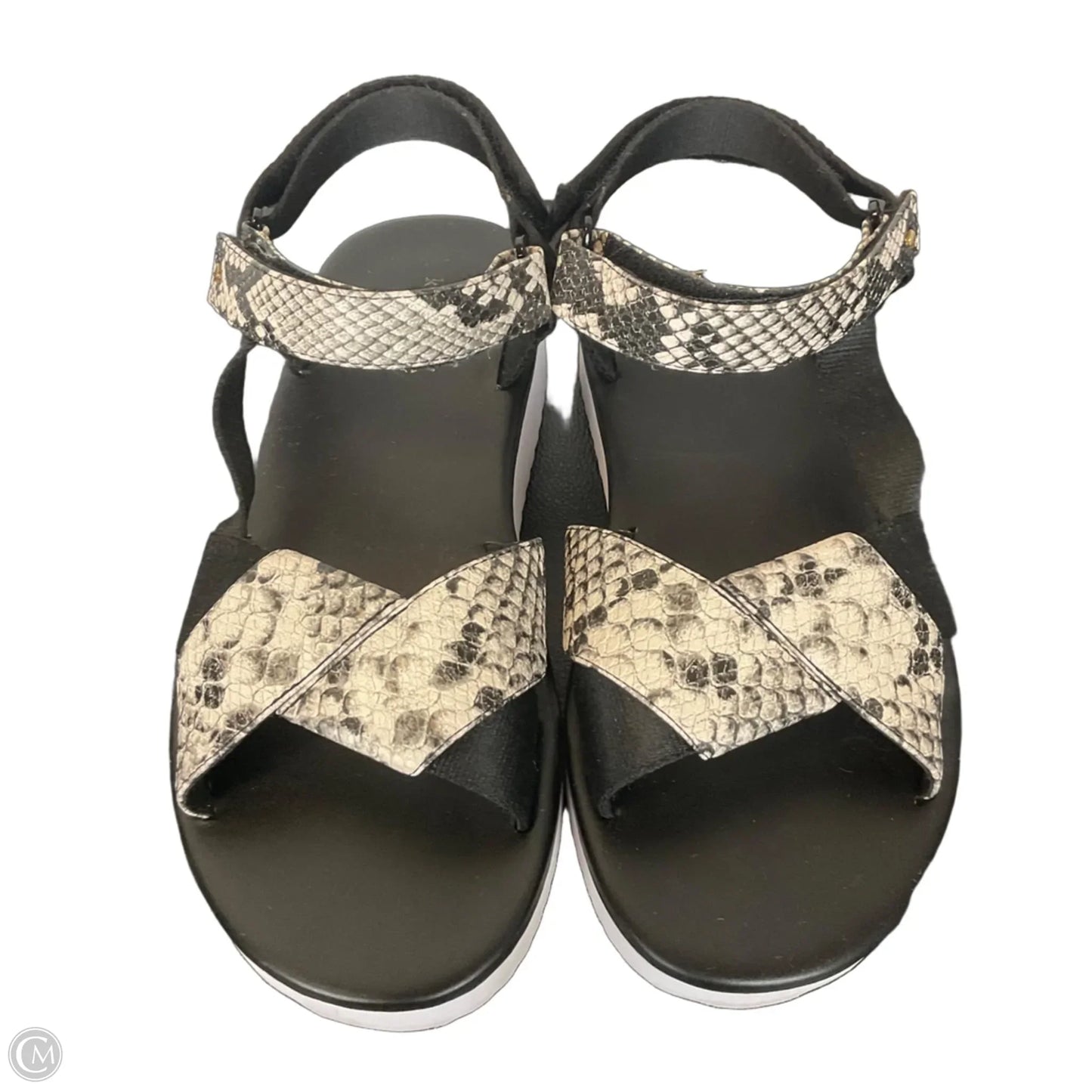 Sandals Designer By Kate Spade In Snakeskin Print, Size: 9