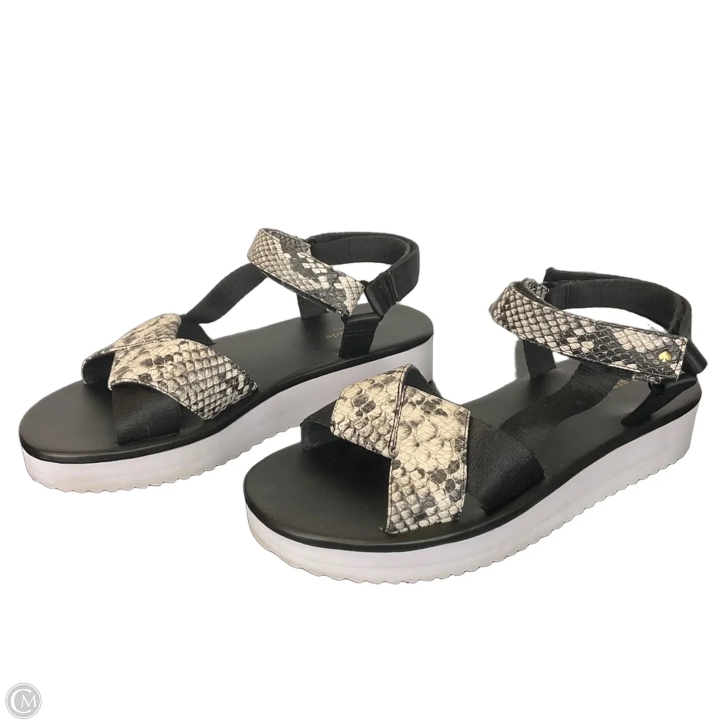 Sandals Designer By Kate Spade In Snakeskin Print, Size: 9