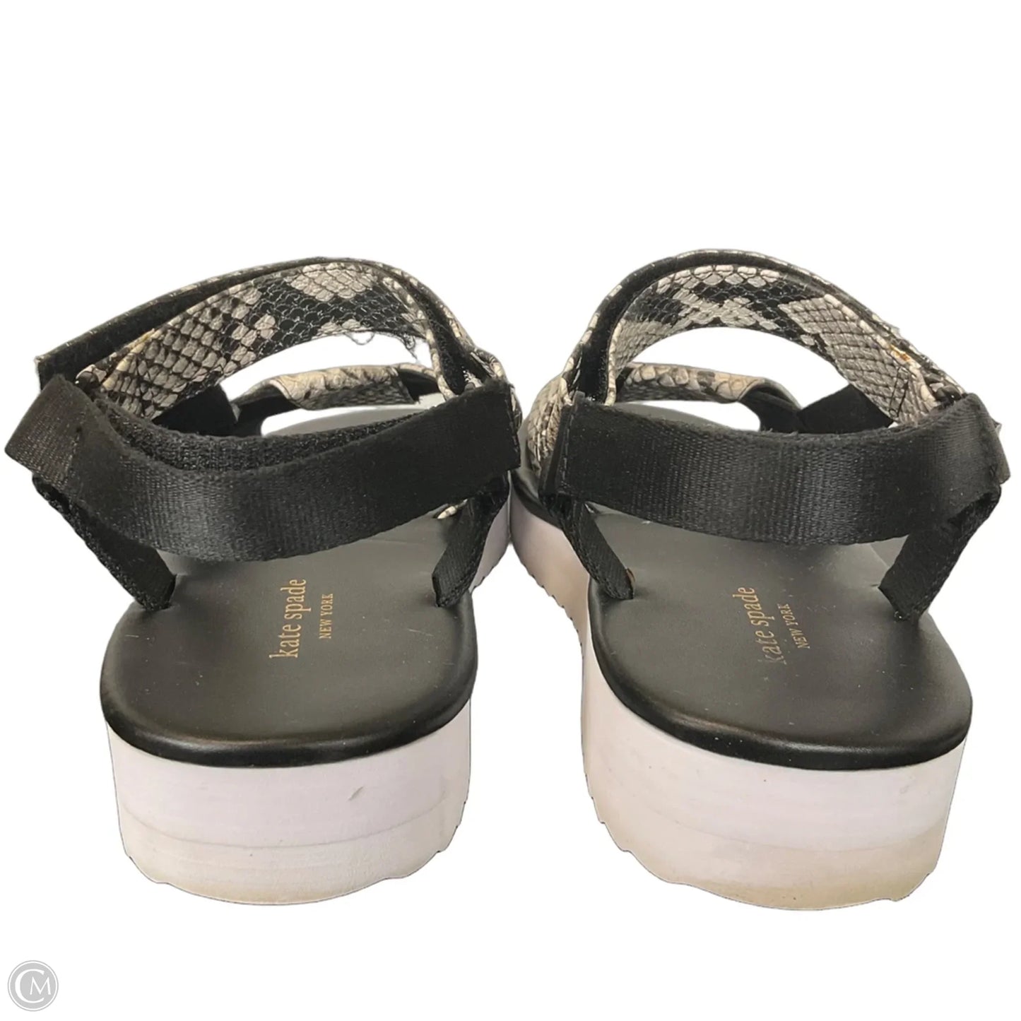 Sandals Designer By Kate Spade In Snakeskin Print, Size: 9