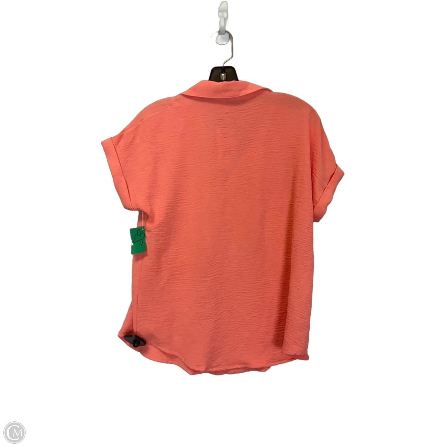 Top Short Sleeve By Notations In Coral, Size: S