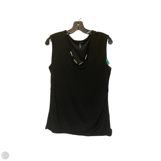 Top Sleeveless By White House Black Market In Black, Size: M