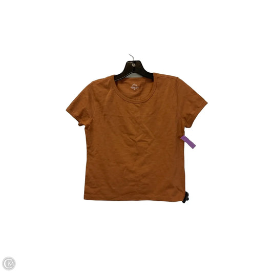 Top Short Sleeve Basic By J. Crew In Brown, Size: Xs