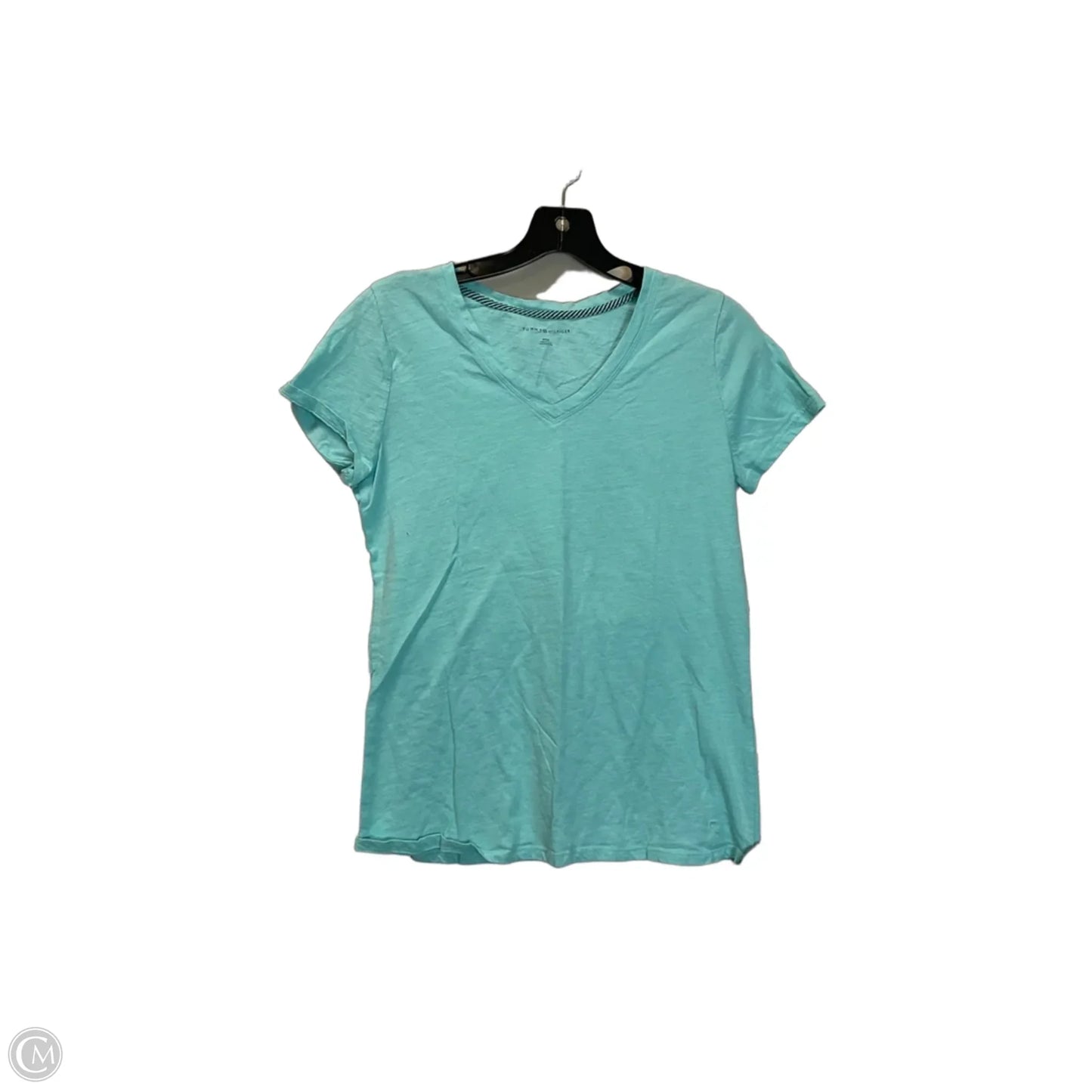 Top Short Sleeve Basic By Tommy Hilfiger In Blue, Size: S