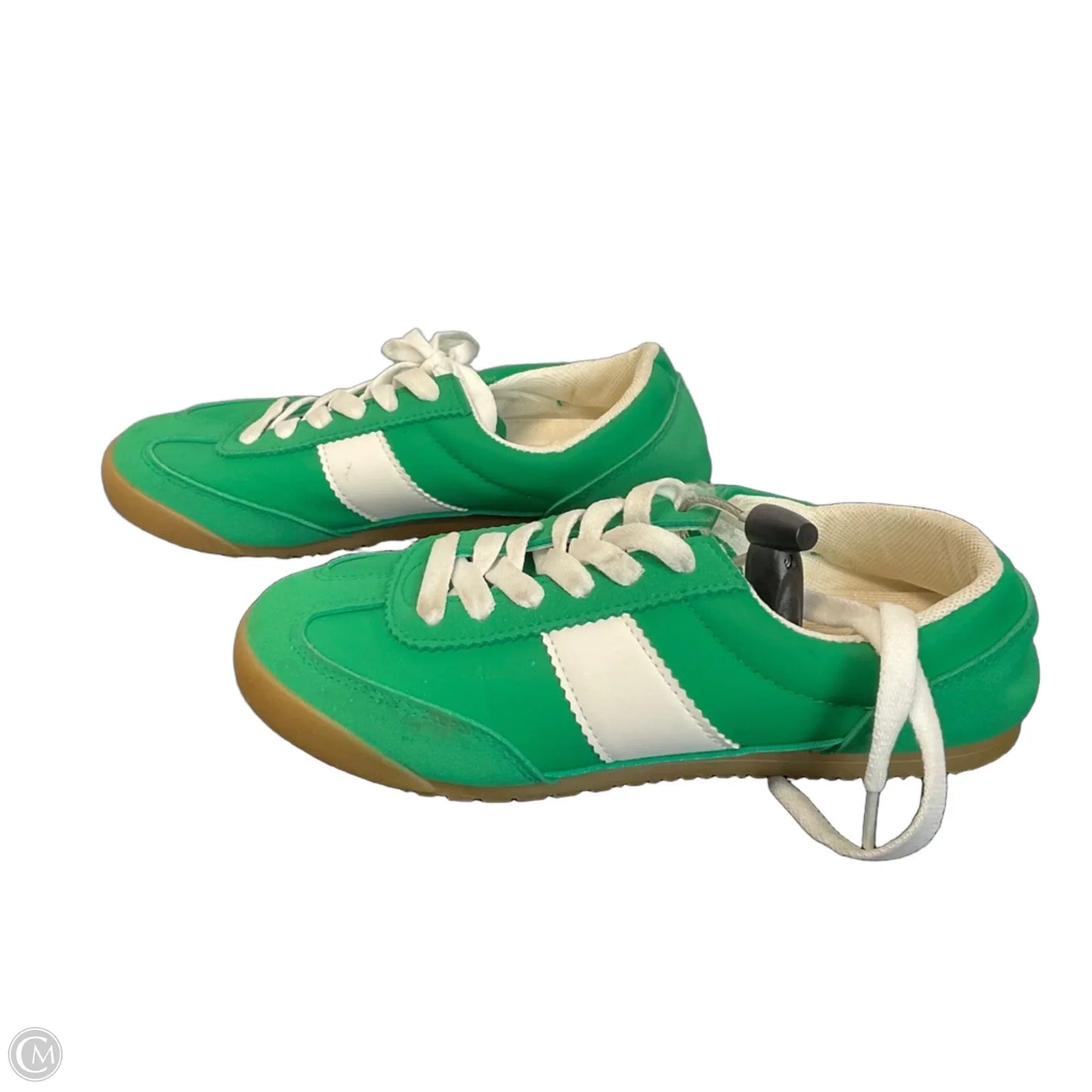 Shoes Sneakers By Madden Girl In Green, Size: 6.5