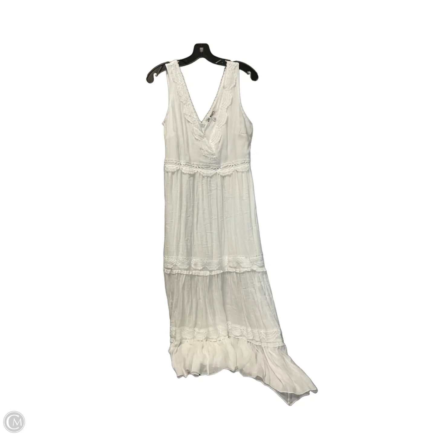 Dress Casual Maxi By Say What In White, Size: M