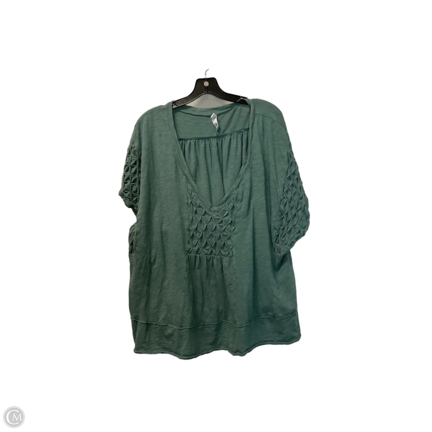 Top Short Sleeve By Torrid In Green, Size: 3x