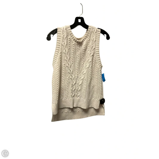 Vest Sweater By Rachel Zoe In Cream, Size: M