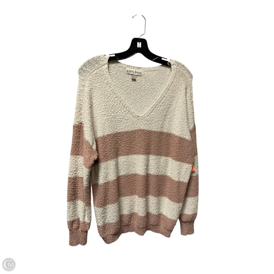 Sweater By Knox Rose In Striped Pattern, Size: L