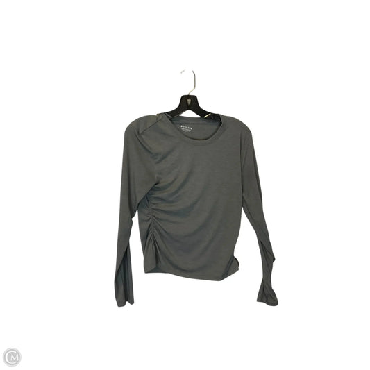 Athletic Top Long Sleeve Crewneck By Athleta In Grey, Size: M