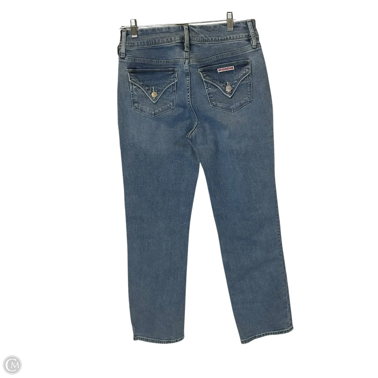 Jeans Straight By Hudson In Blue Denim, Size: 6