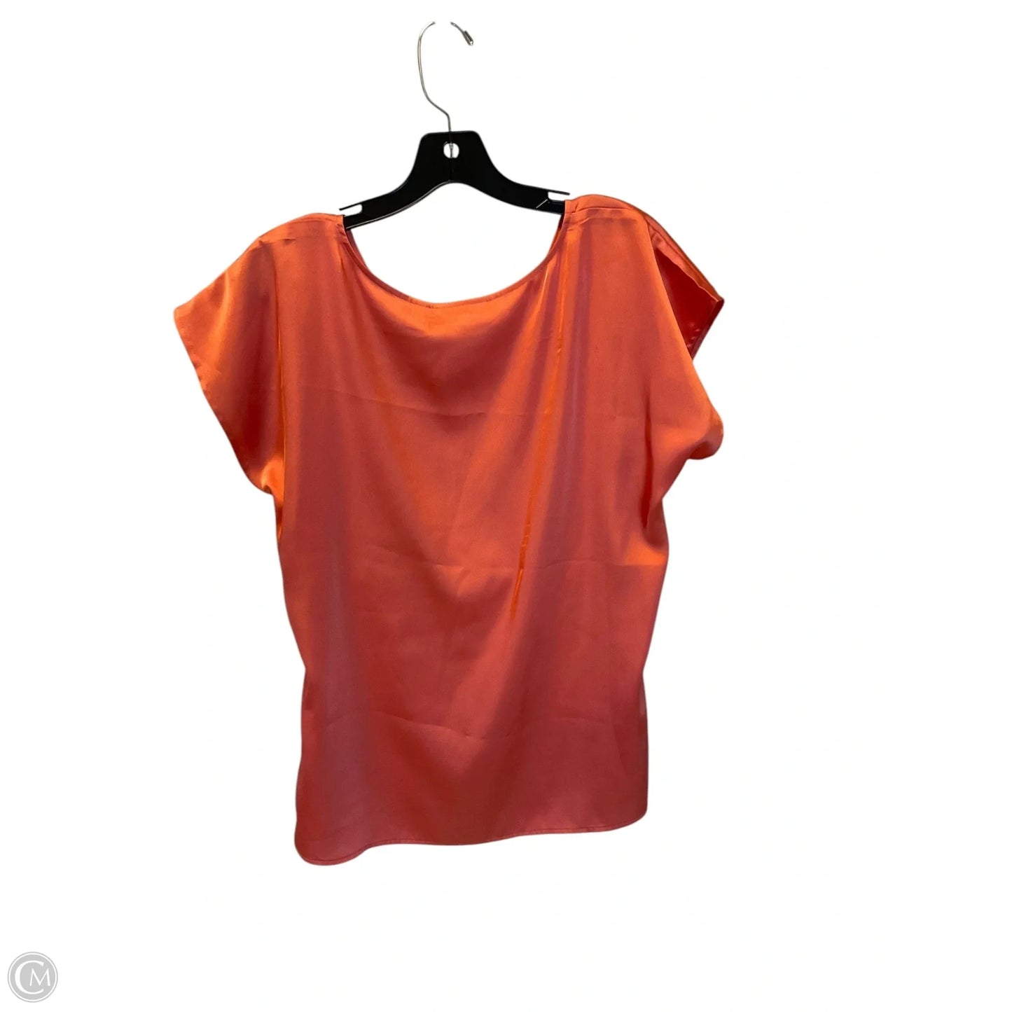 Top Short Sleeve By Chicos In Orange, Size: S