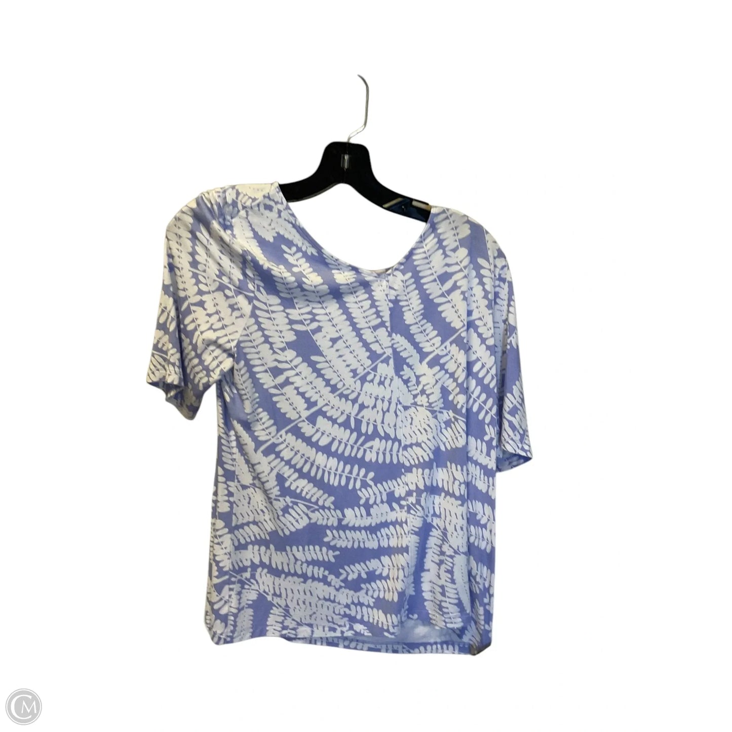 Top Short Sleeve By Chicos In Purple, Size: S