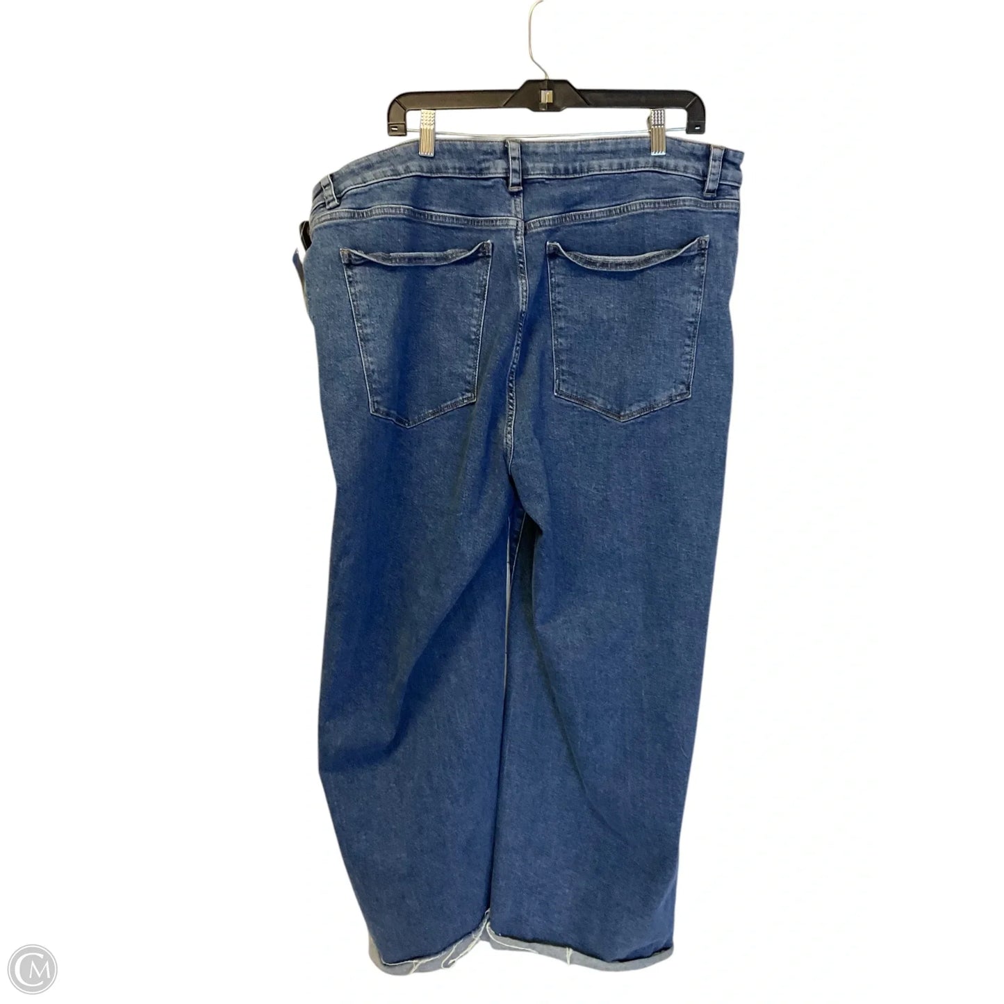 Jeans Wide Leg By Dl1961 In Blue Denim, Size: 22