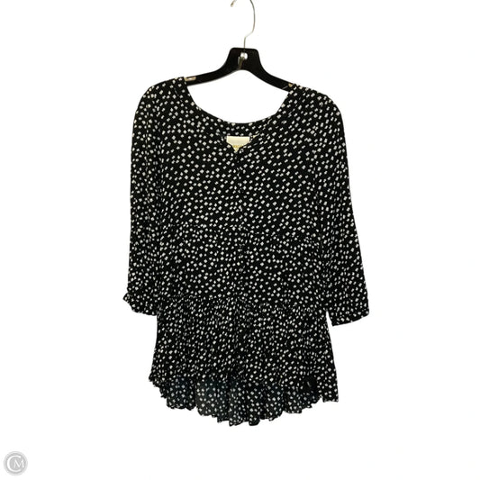 Top Long Sleeve By Maeve In Black, Size: Xs