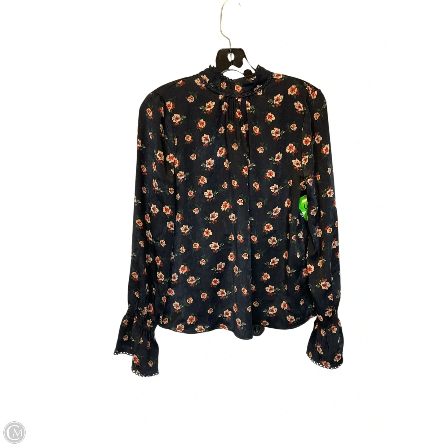 Top Long Sleeve By Cmb In Floral Print, Size: S