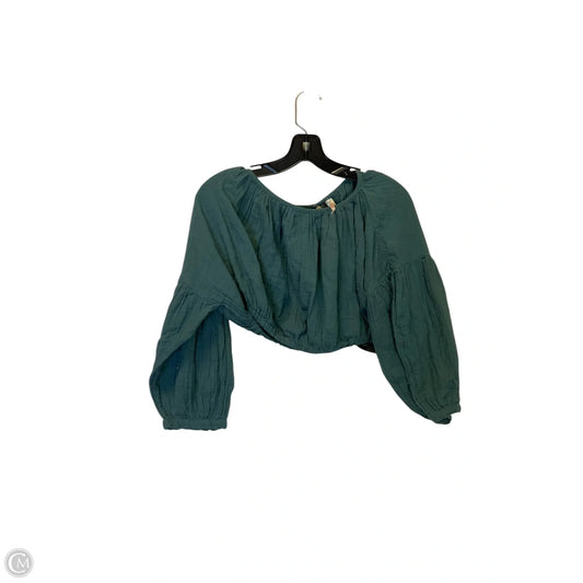 Top Long Sleeve Basic By Free People In Blue, Size: S