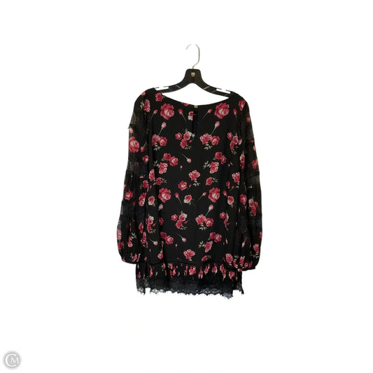 Dress Casual Midi By White House Black Market In Floral Print, Size: 10