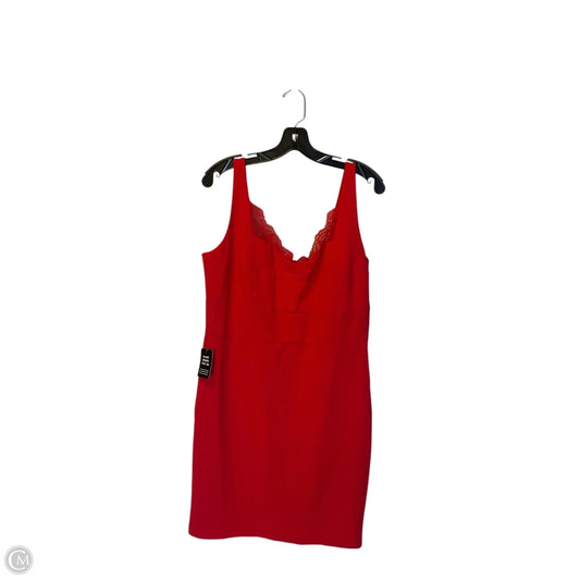 Dress Party Short By Express In Red, Size: L