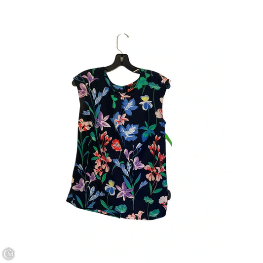 Top Sleeveless By Talbots In Floral Print, Size: S