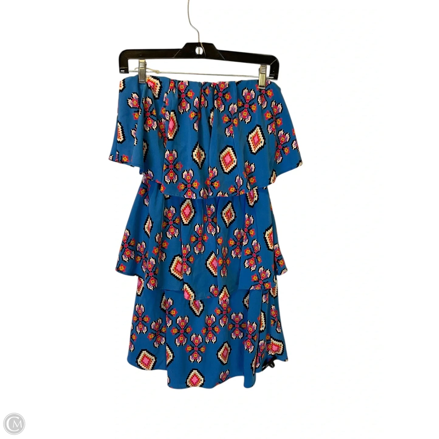 Dress Casual Short By Almost Pink In Blue, Size: S