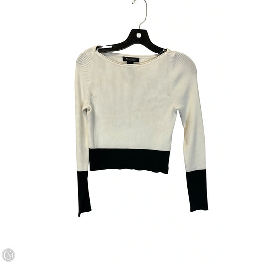 Top Long Sleeve By White House Black Market In Black & White, Size: Xs