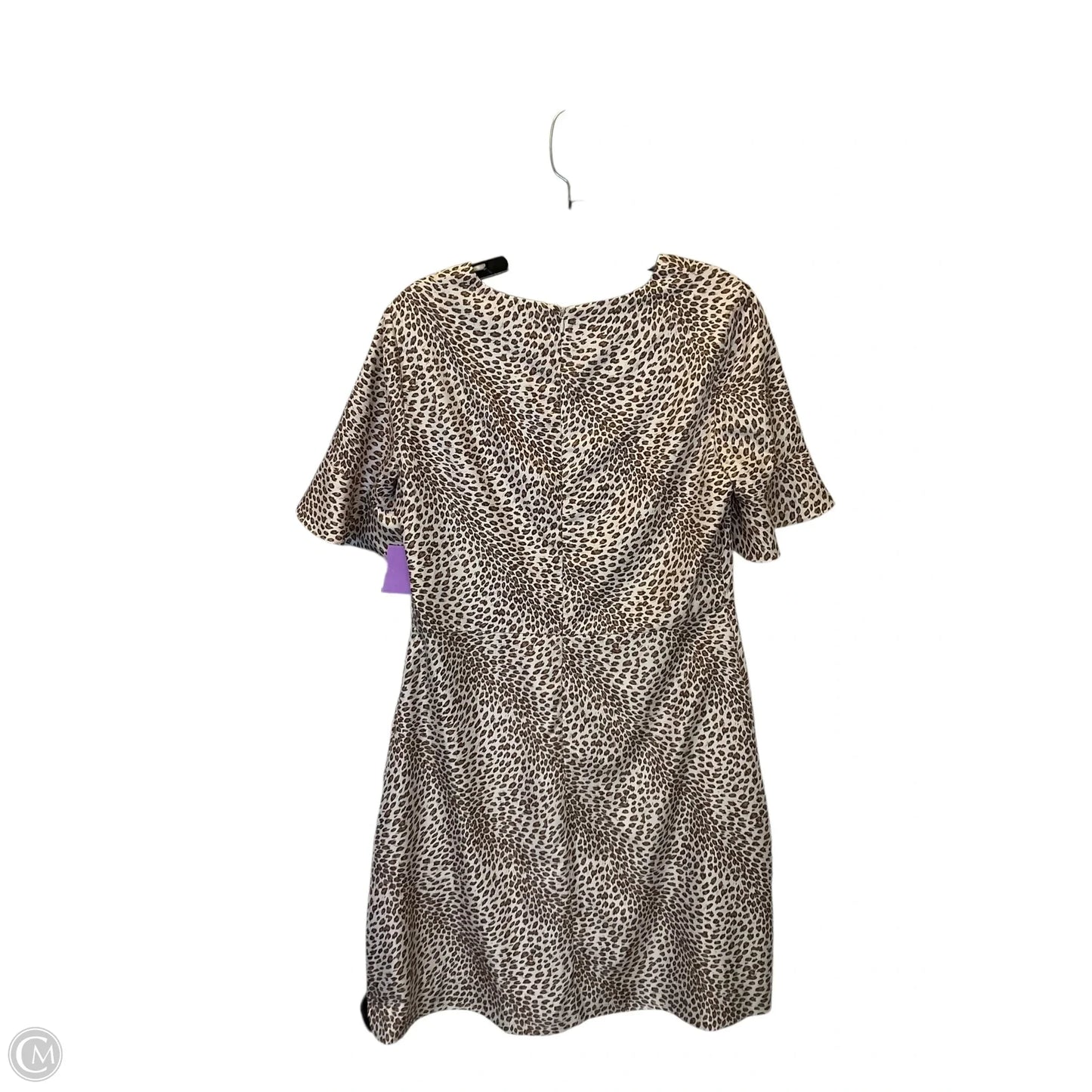 Dress Casual Midi By Loft In Animal Print, Size: 10